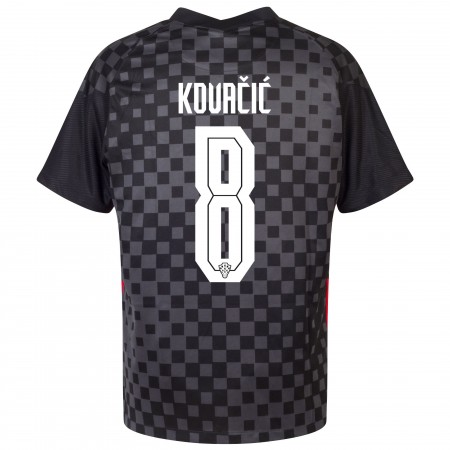 Croazia Mateo Kovacic 8 Maglia Trasferta EURO 2020 Manica Corta